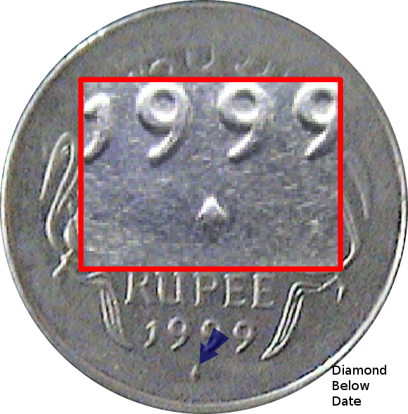 Mumbai Mint: Diamond Below Date